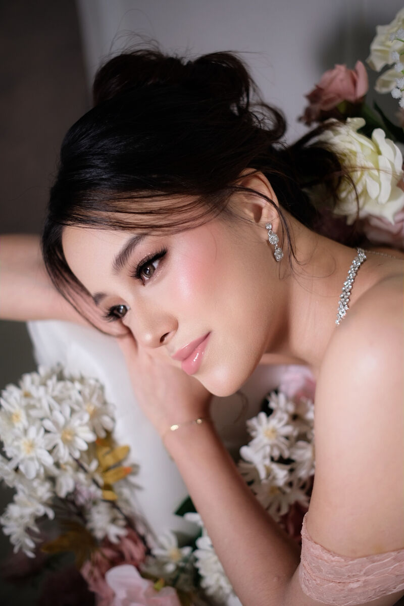 Bridal makeup look
